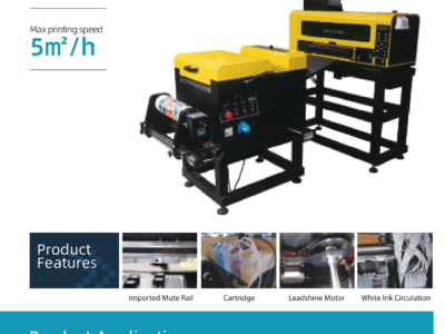 400D+400H Eufy 12" Dual Printheads DTF Printer