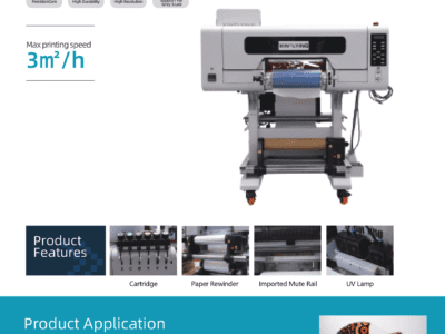 C450S Eufy Printer 24" 3pcs i1600 U1 UV DTF