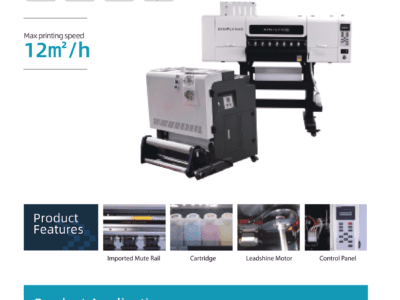 C602 + C650H 24" Dual Printheads DTF Printer