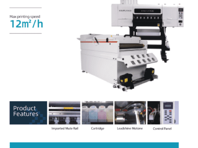 C602 + H650 24" Dual Printheads DTF Printer