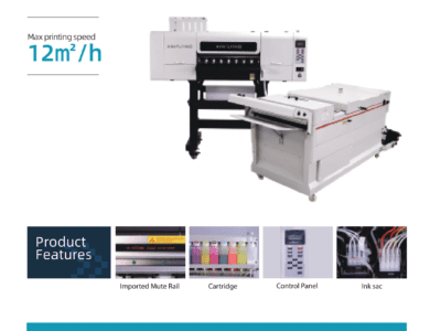 C603 + H6501A 24" 3pcs Printhead DTF Printer
