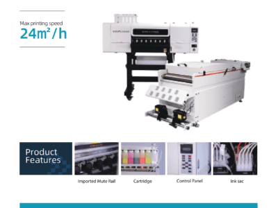 C604 + H6501 24" 4pcs Printheads DTF Printer
