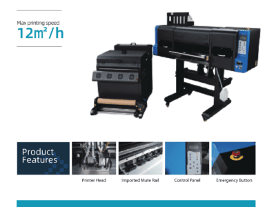 T602 + C650D 24" Dual Printhead DTF Printer