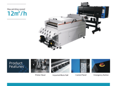 T602 + H650 24" Dual Printhead DTF Printer